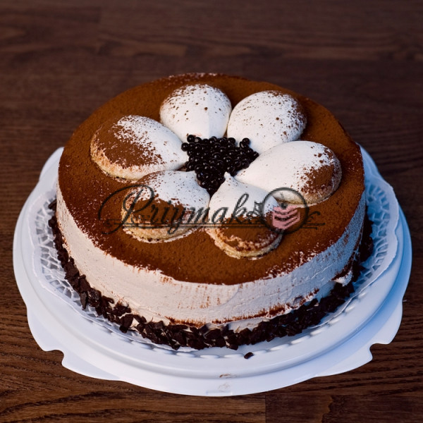 Торт "Каппучино" 0,8кг (бисквитный)