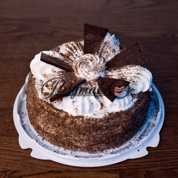 Торт "Шоколадно творожный" 0,8 кг (бисквитный)