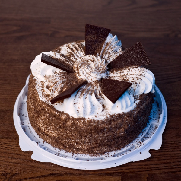 Торт "Шоколадно творожный" 0,8 кг (бисквитный)
